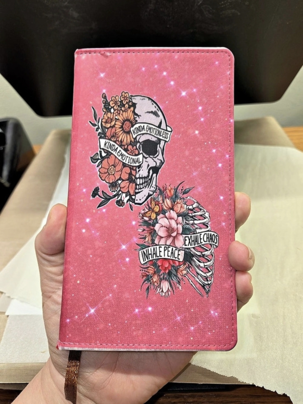 Pink Graphic Notebook Journal